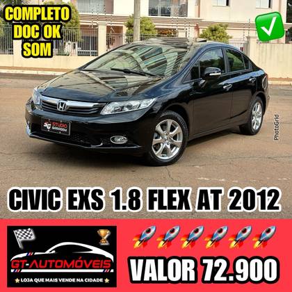 HONDA CIVIC 1.8 EXS 16V FLEX 4P AUTOMÁTICO